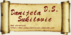 Danijela Šukilović vizit kartica